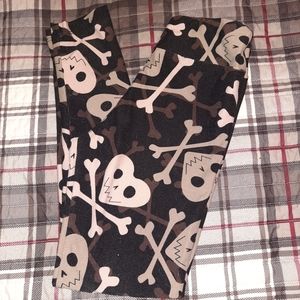 Lularoe Tween Legging Valentine/halloween